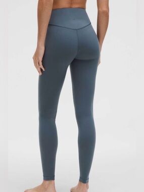 Lululemon Wunder Under SmoothCover High-Rise Tight 28" Iron Blue Size 6